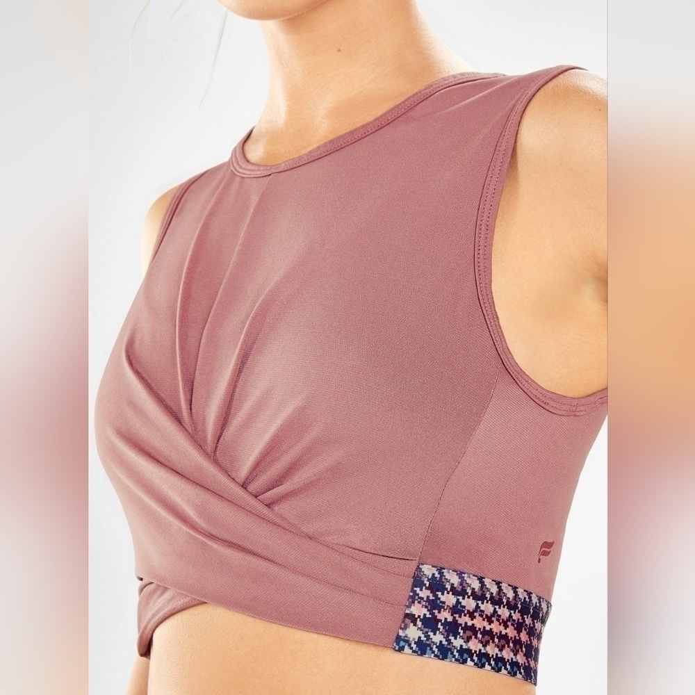 FABLETICS Pia Powertouch Light Front Twist crop top tank